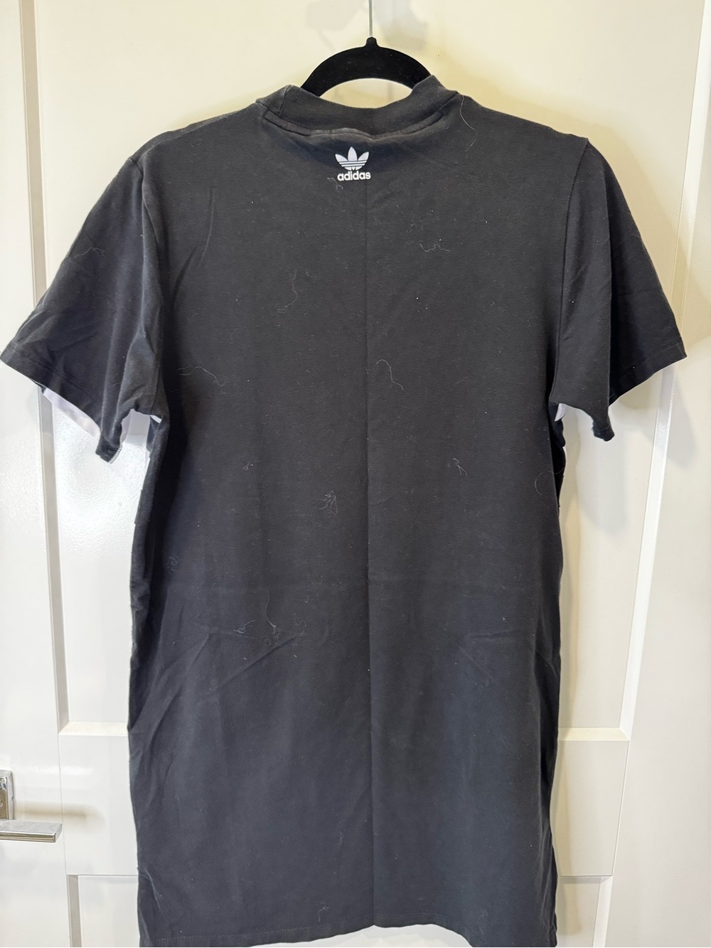 adidas Black and White Graphic T‑Shirt Dress - Picture 3 of 4